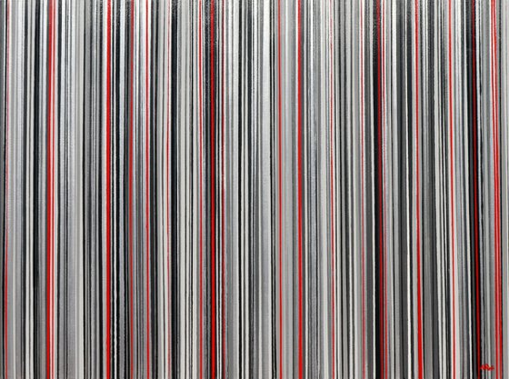 Gray Silver Red