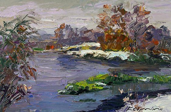 First Snow by the River