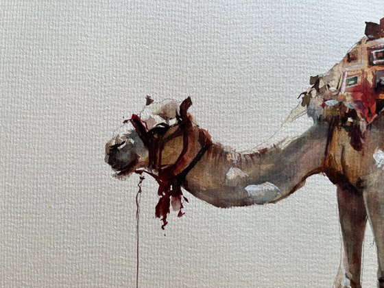 "Grace in Gold and Red"
