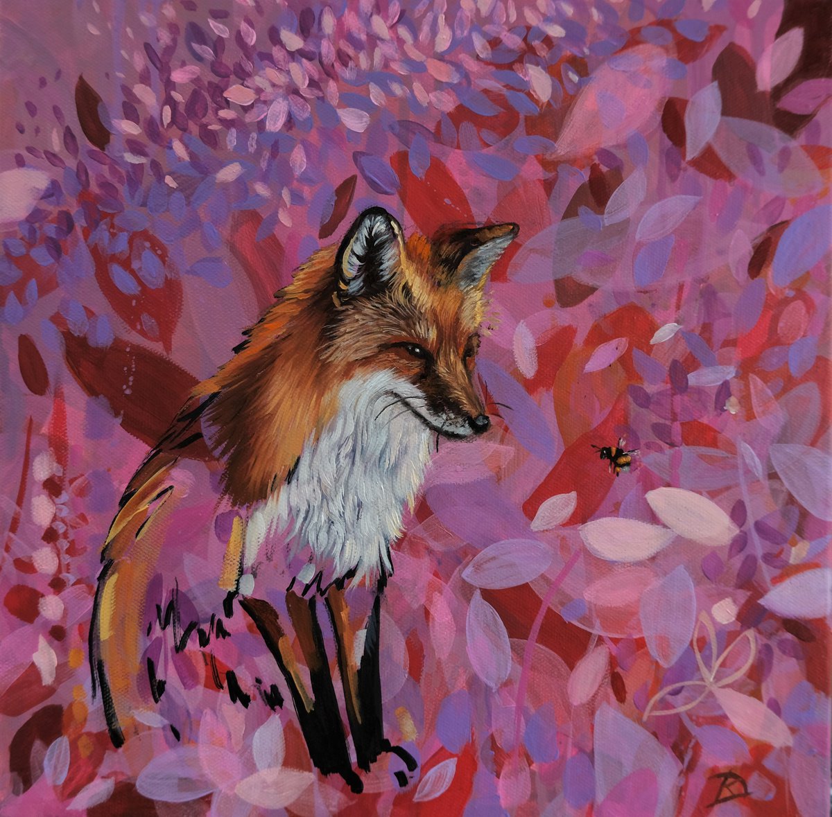 The fox and the Bee by Kerry Lisa Davies