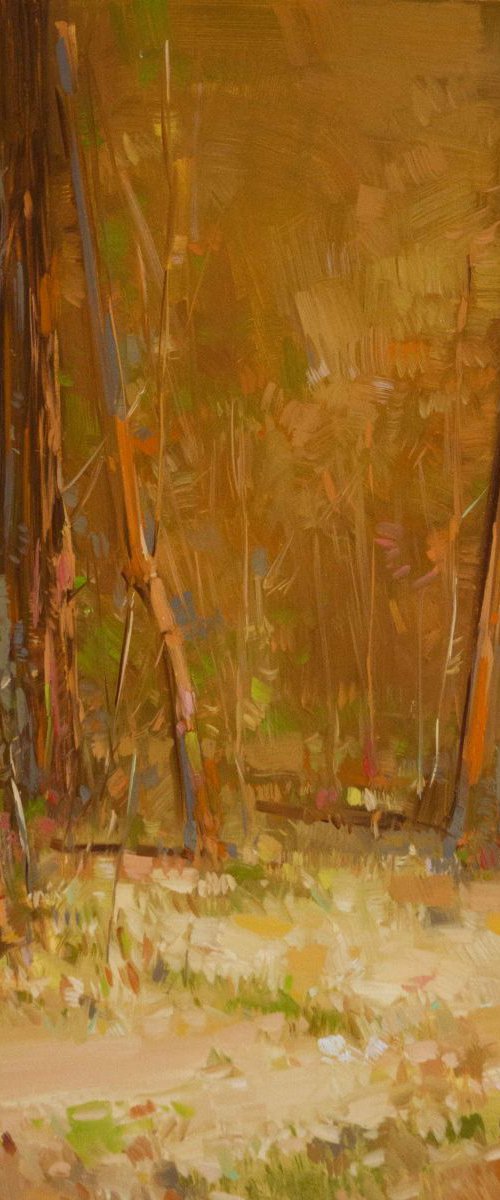 Fall Landscape oil painting by Vahe Yeremyan