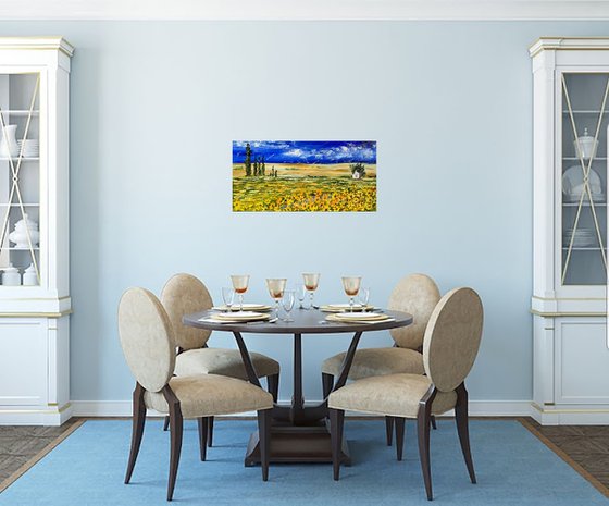 Provence Sunflowers Painting