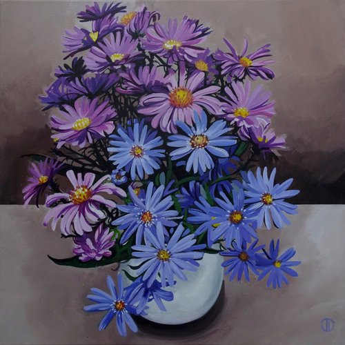 Autumnal Asters by Joseph Lynch