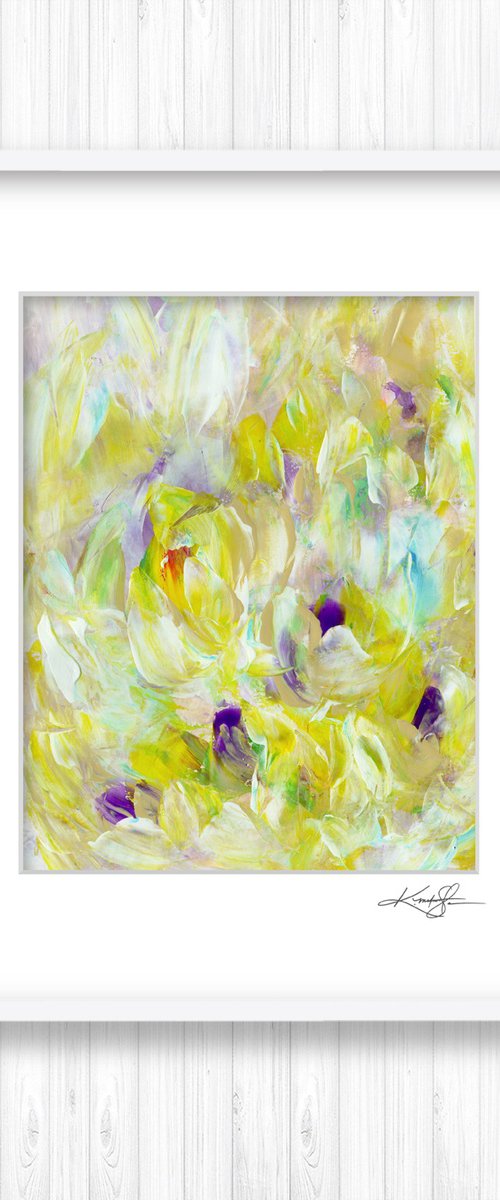 Tranquility Blooms 14 - Flower Painting by Kathy Morton Stanion by Kathy Morton Stanion