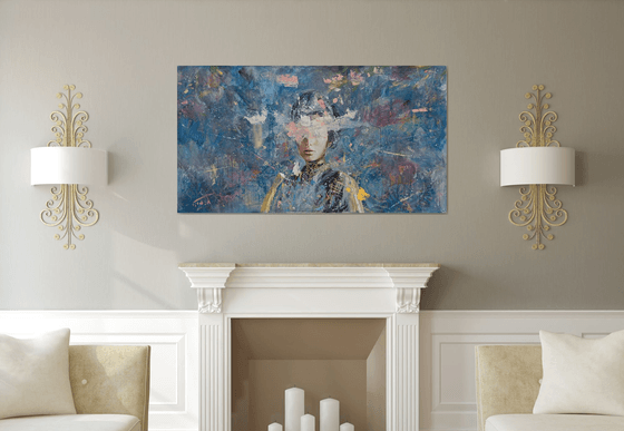 L'une 110 61 x 33.46 in