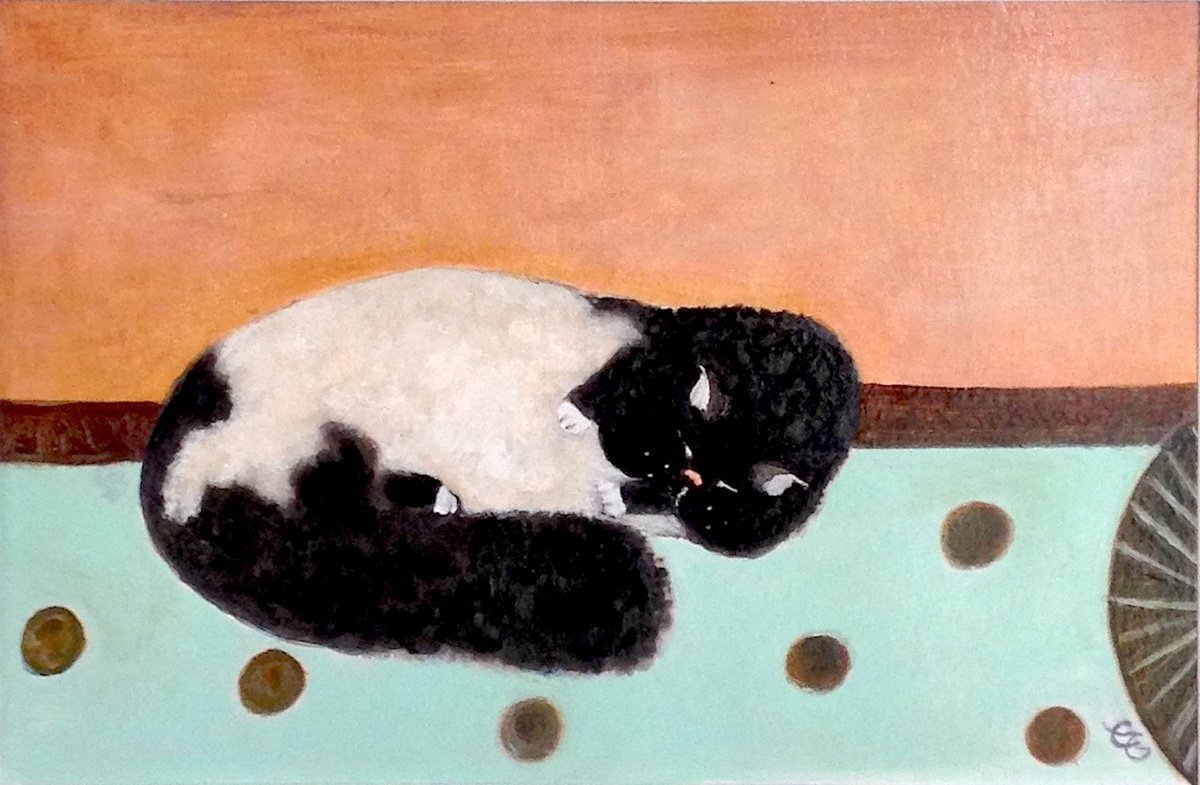 Sleeping cat n�4 by Eleanor Gabriel