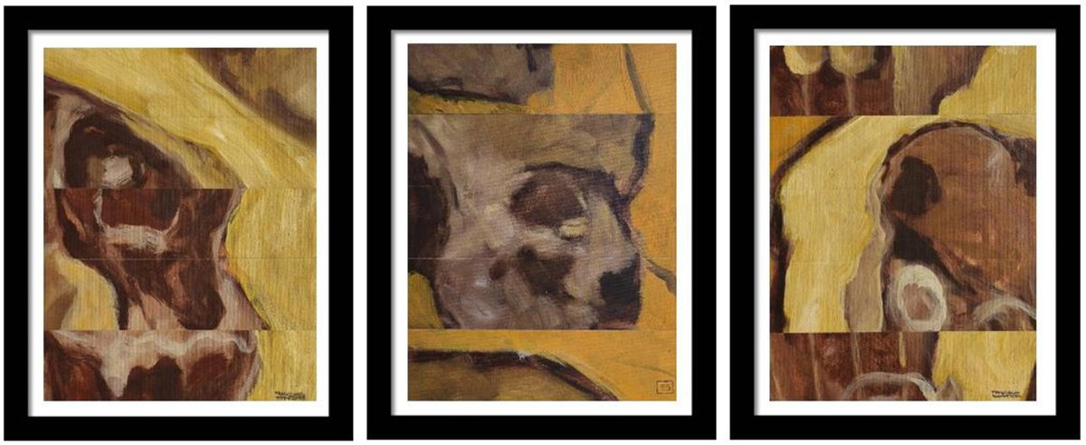 Expressive Oil Painting , Dionysus 01 By Francisco Santos, 35 X 14, Artwork For Sale On Artfinder