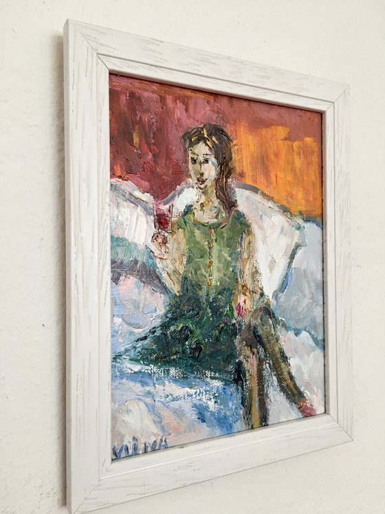 Evening with cocktail