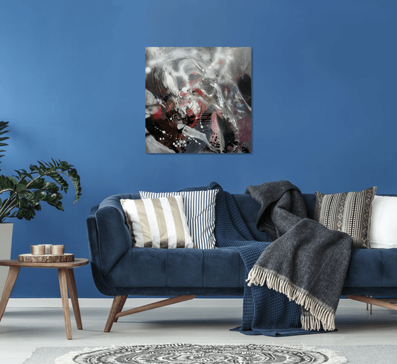 Large Unique Abstract Painting Chopin Music By Kloska