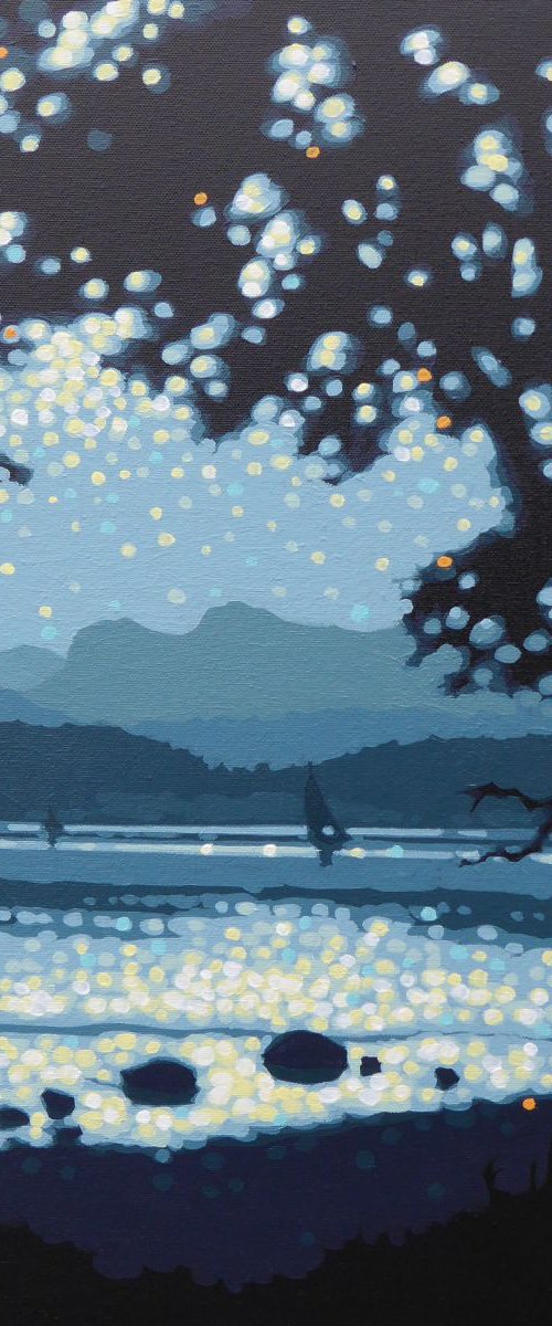Lake sparkles by Gordon Hunt