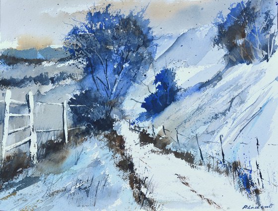 A path to follow  -watercolor