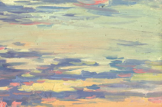 Sunset. Veliky Ustyug