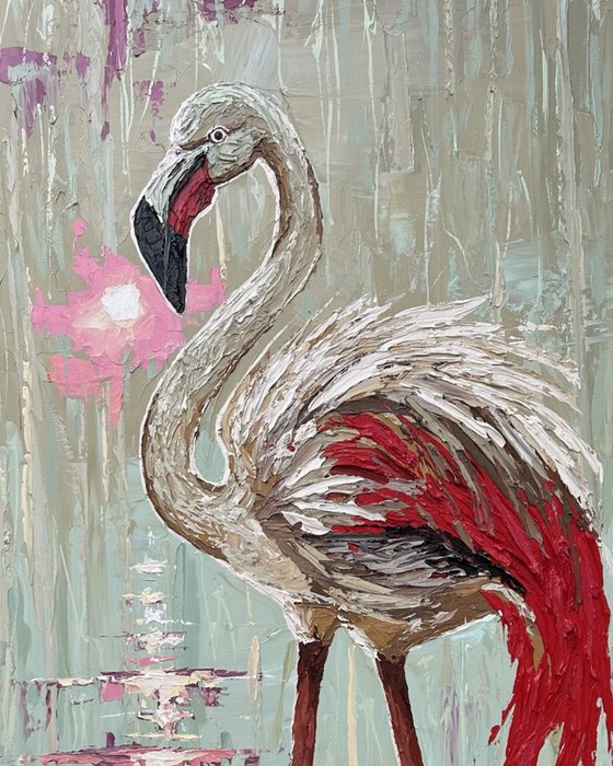 Green Flamingo