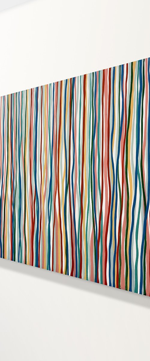 Yarrabee - 152 x 61cm - acrylic on canvas by George Hall