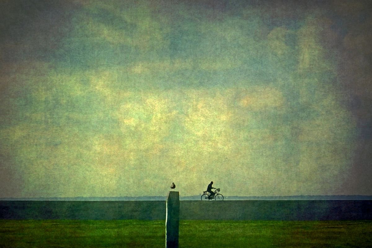 Against the Wind - Canvas 75 x 50 cm by Sandra Roeken