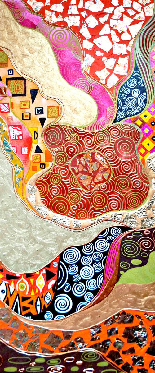 Adele dreams. Klimt abstract by BAST