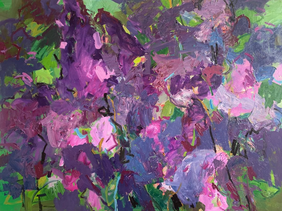 Lilac abstract. by Lilia Orlova-Holmes