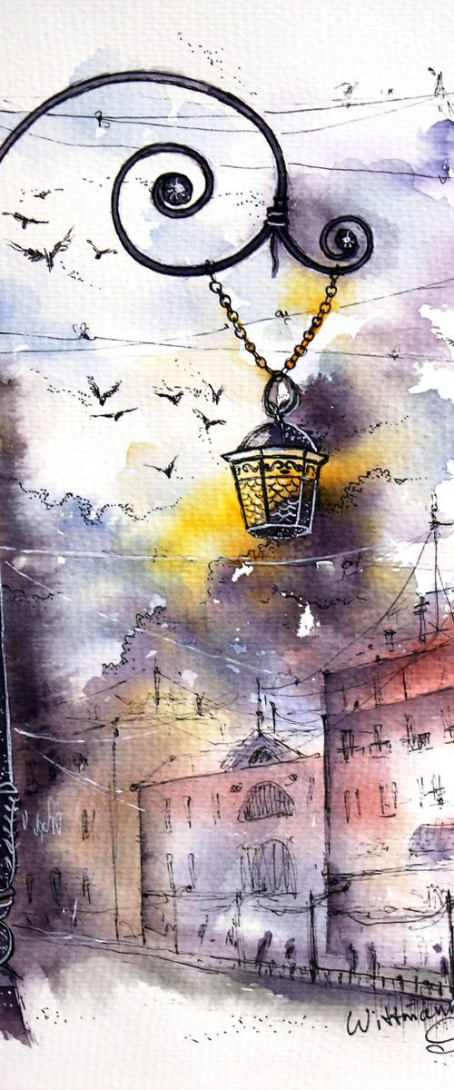 City & streetlight. by Svetlana Vitman