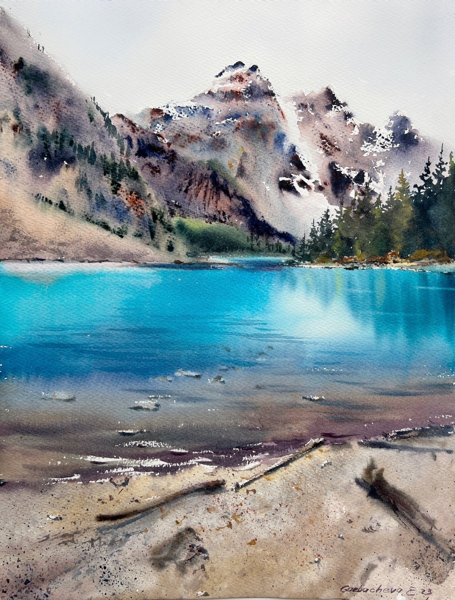 Mountain Lake #27 by Eugenia Gorbacheva