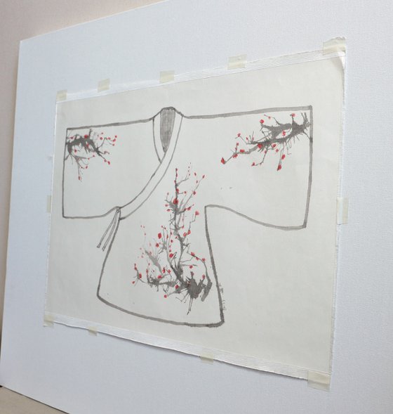 women plum blossom dress
