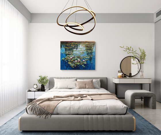 White Water Lilies Pond
