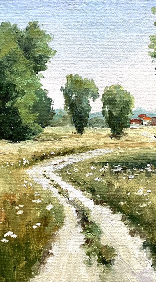 Rustic landscape by Tetiana Vysochynska