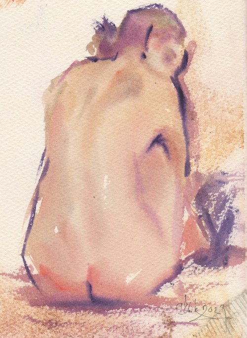 Nude woman. 2023 by Irina Bibik-Chkolian