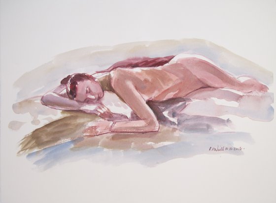 reclining female nude