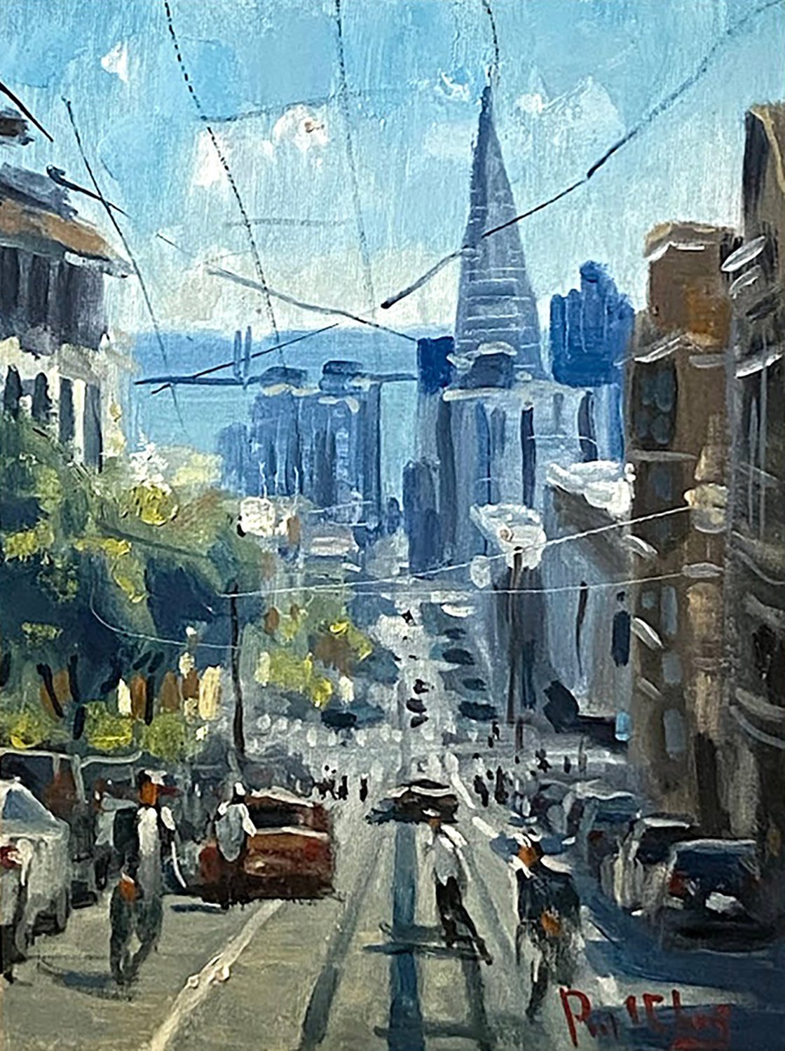 【F50号】sunday park サンデーパーク原画 oil painting F50号】sunday park サンデーパーク原画 oil painting 1056+-+Light+at+the