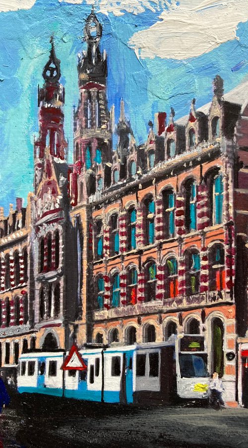 Gothic Buildings In Amsterdam by Andrew  Reid Wildman