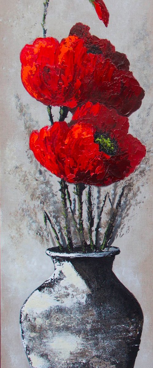 The poppies 1 by Michèle Kaus