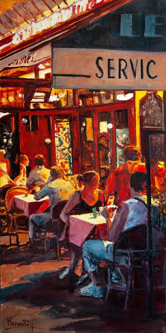 "Evening cafe"