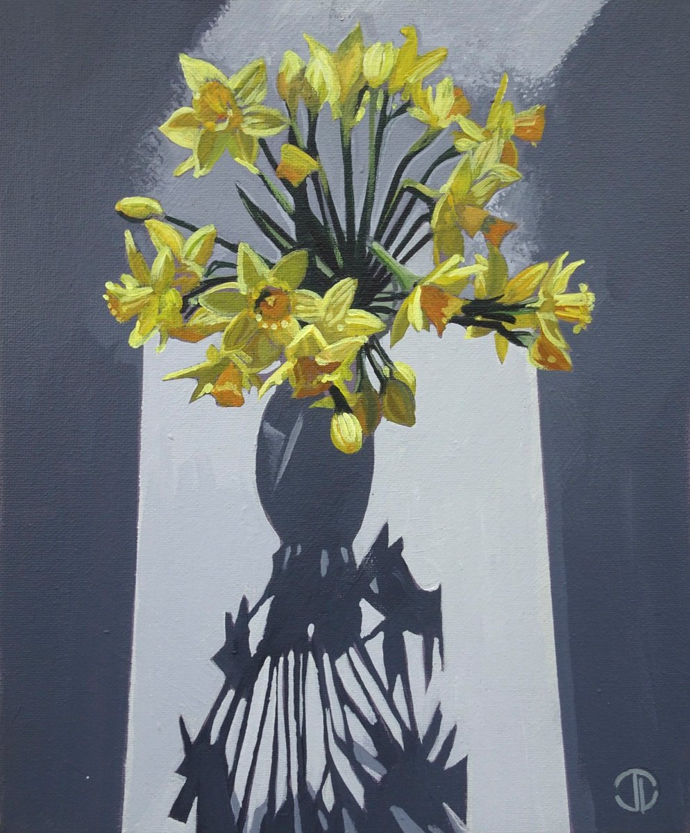 Daffodils And Shadows by Joseph Lynch