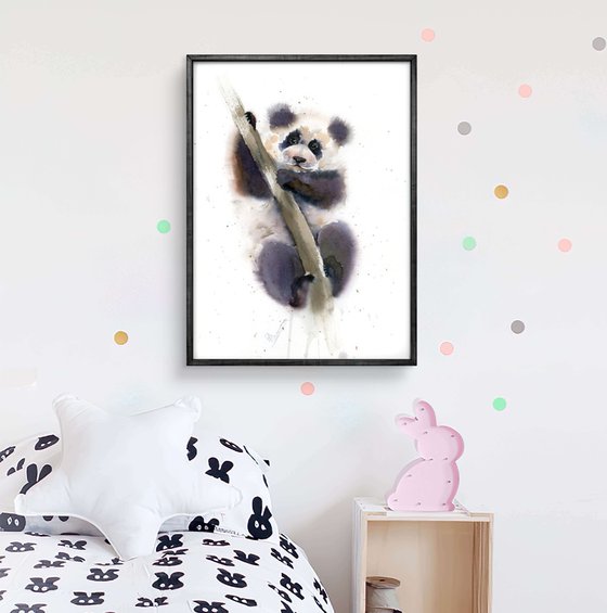 Panda on the tree