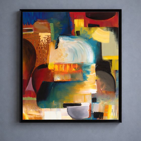 Color Splash Giclee Print Canvas