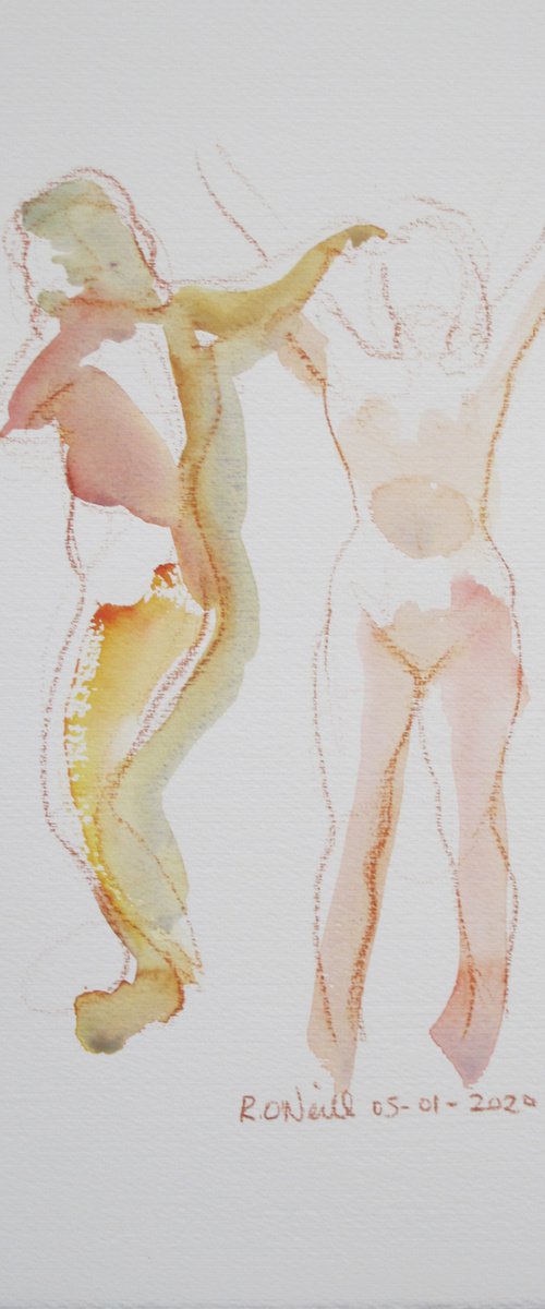 female nude 2 poses by Rory O’Neill