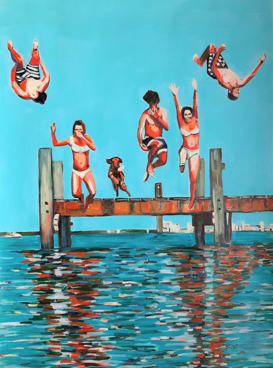 Jump  / 96,5 x 72 cm