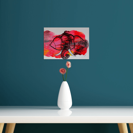 Elephant 1 pink