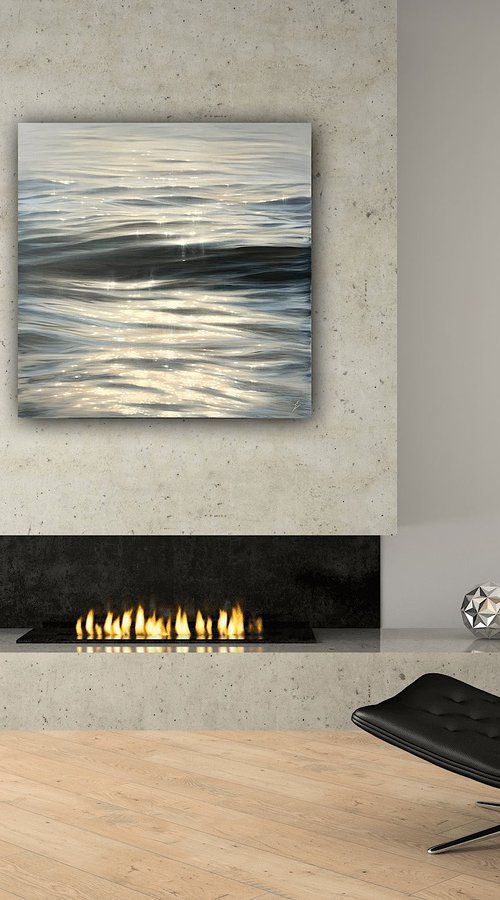 Into The Light 48x48" by Eva Volf