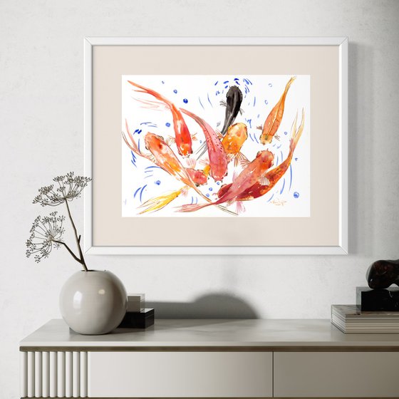 Koi Pond, Feng Shui
