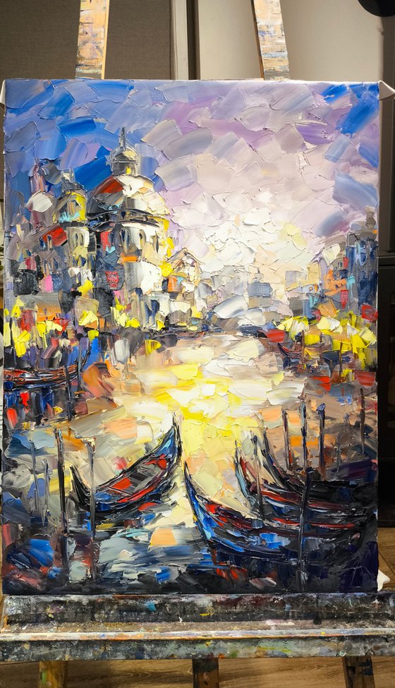 Golden Evening in Venice