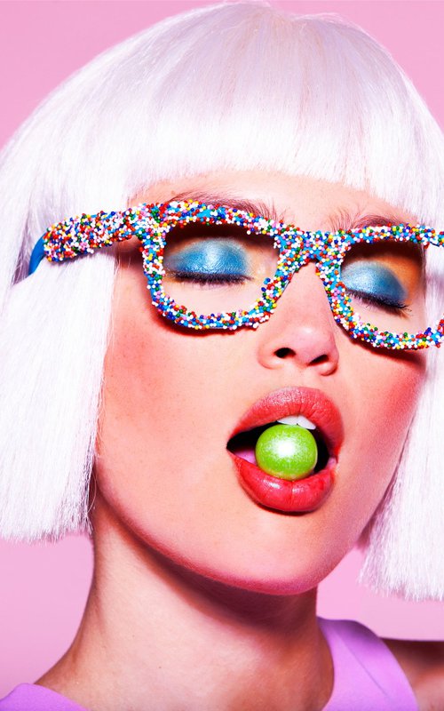 Candy Warhol - By TOMAAS prints under acrylic glass for sale by TOMAAS