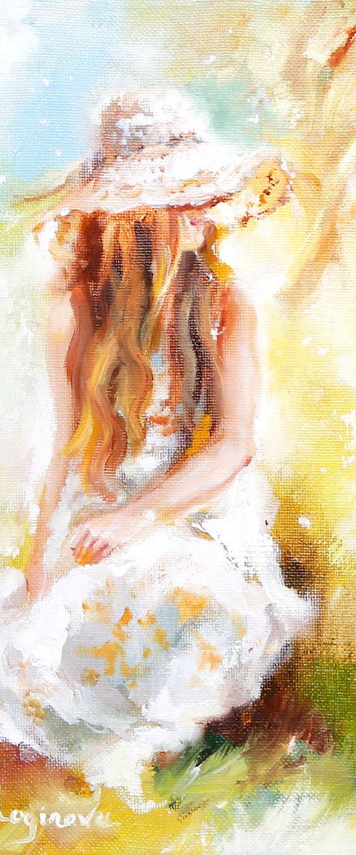 Sunday - oil painting by Annet Loginova