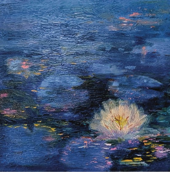 Landscape Water lilies  Oil Nature