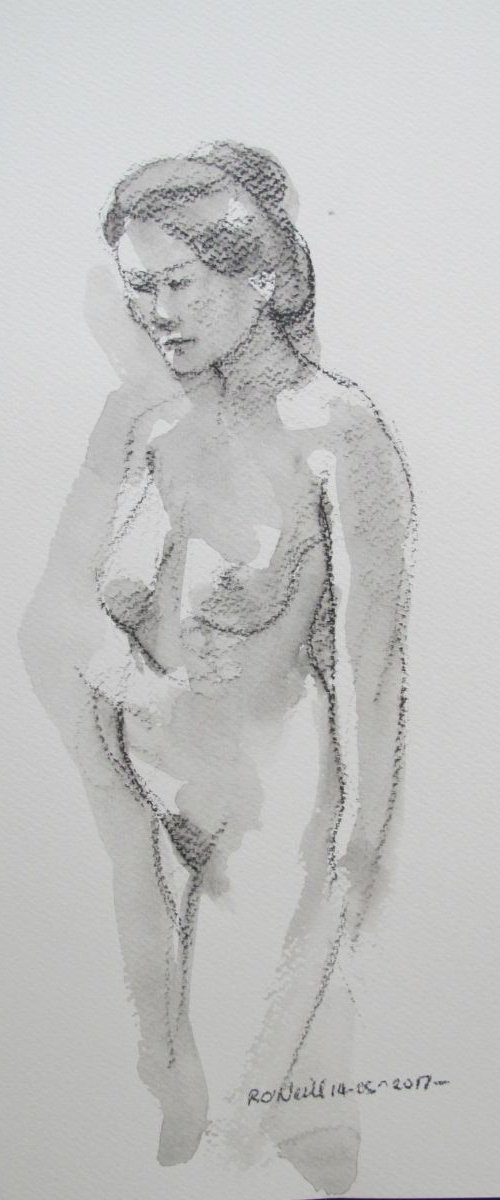 standing female nude by Rory O’Neill