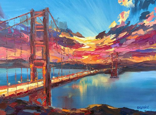 "Golden Gate Bridge" by OXYPOINT