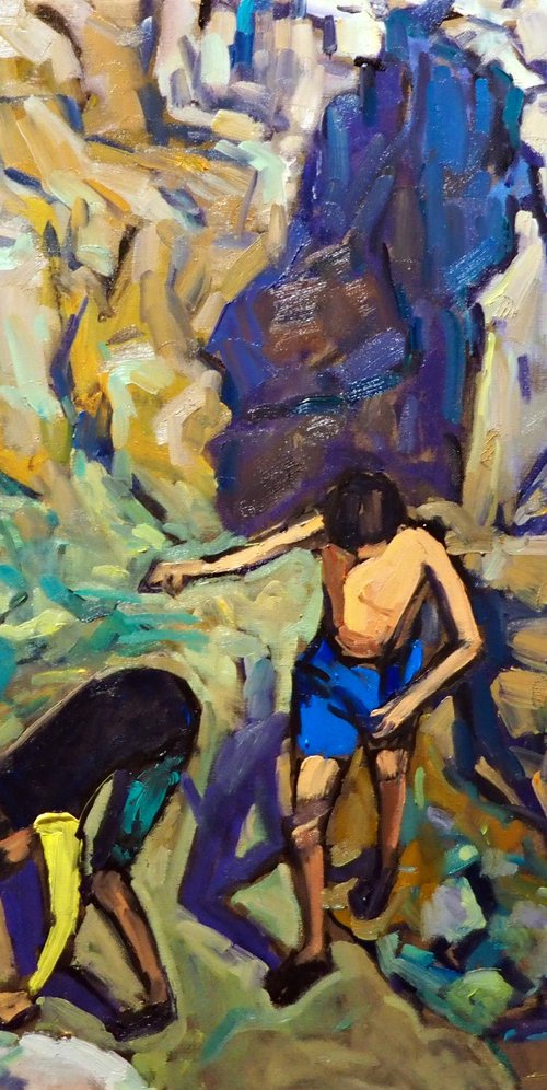 Summer on the Rocks by Yuanyuan Liu