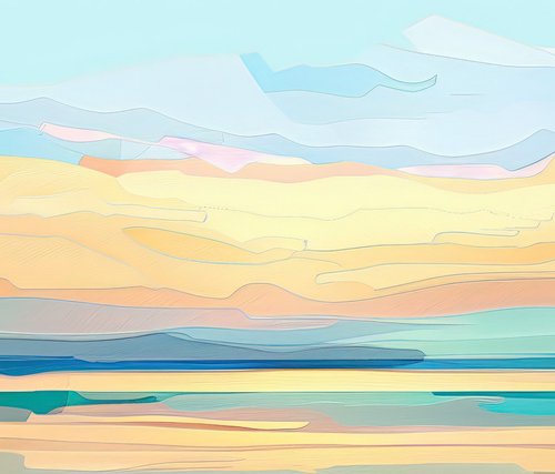 Collage Whispers of Dawn #5 by V+V Kniazievi