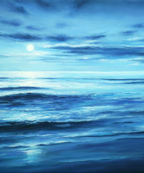 Moonlit Waves by Behshad Arjomandi
