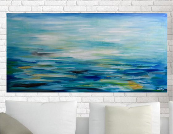 Teal Ocean - Abstract Seascape